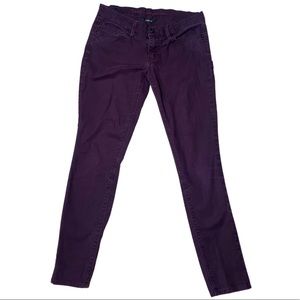 Levi’s Legging Maroon Purple Skinny Jean SZ 5 /27